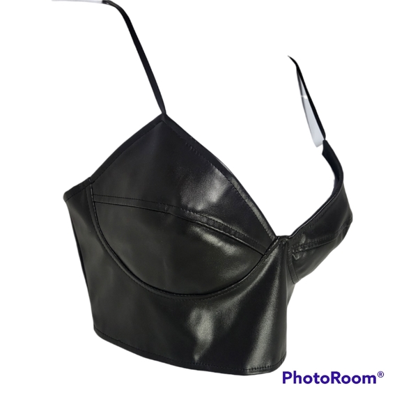 Shein Crop Top Black Large - Picture 4 of 8